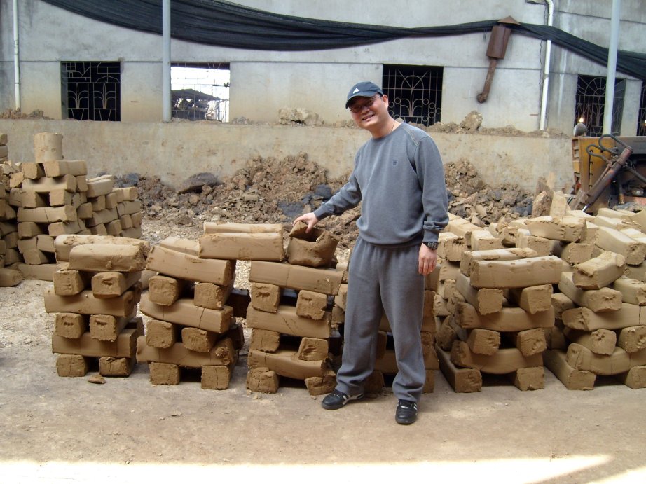 Raw Clay Waiting for Extruding